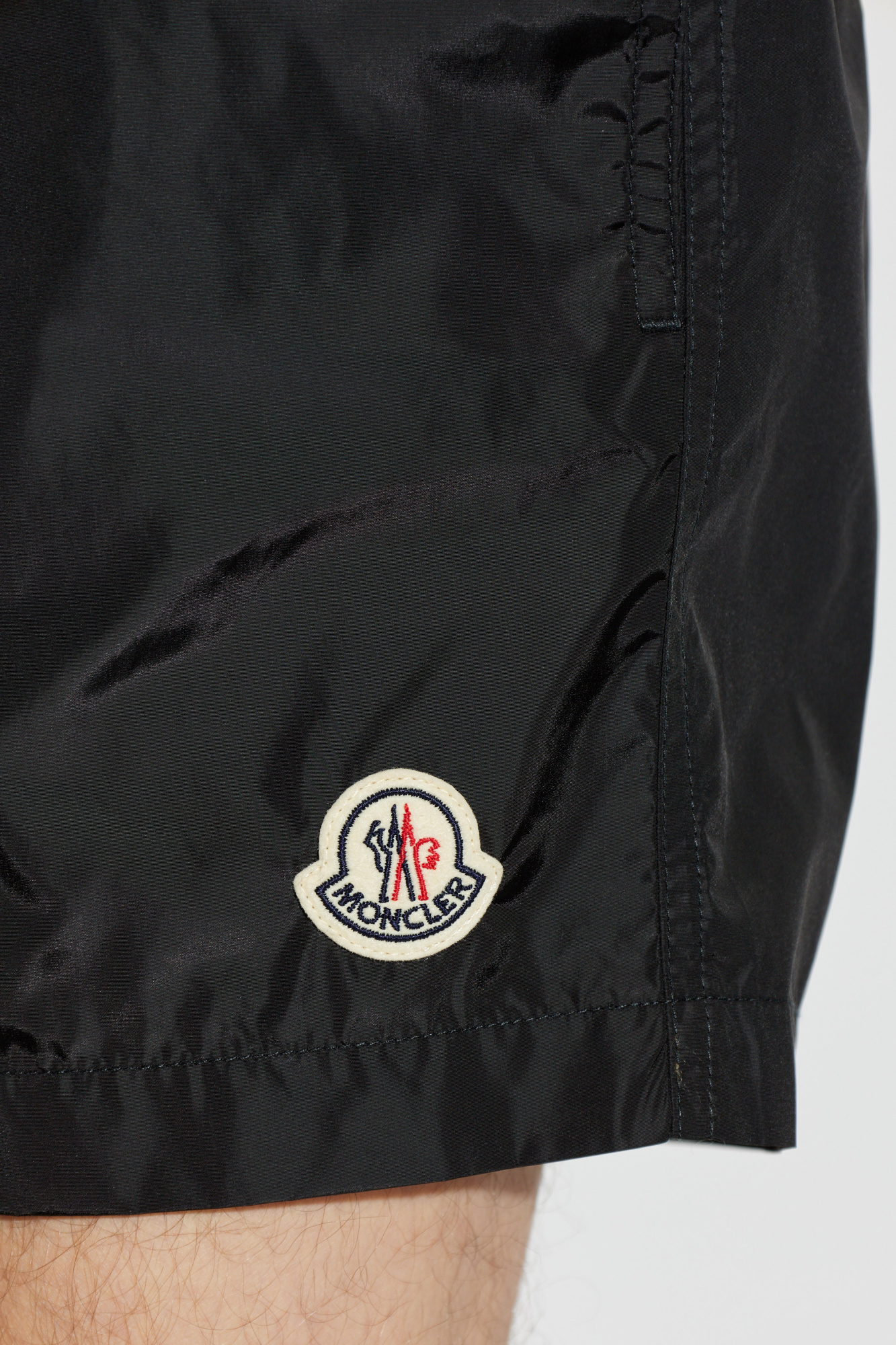 Moncler Swim shorts with logo patch | Men's | Vitkac